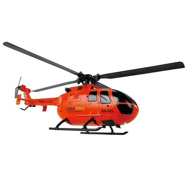 C186 Pro B105 2.4G RTF RC Helicopter 4 Ppropellers 6 Axis Electronic Gyroscope for Stabilization Remote Control Hobbies Toys - Image 5