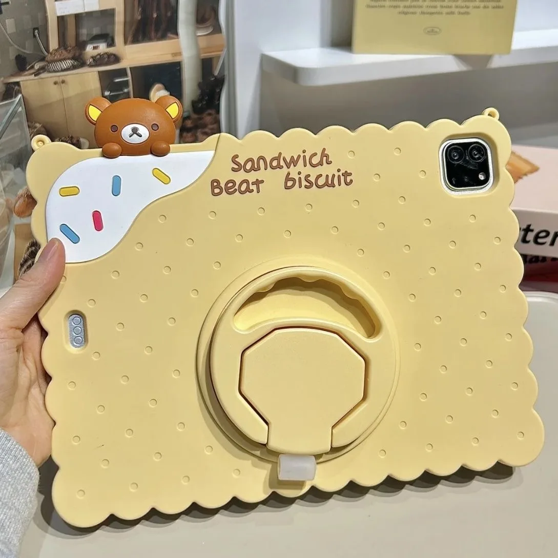 3D Cartoon Rilakkuma Tablet Case