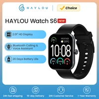 HAYLOU Watch S6 Smartwatch 2.01" HD Display Smart Watch Bluetooth Voice Callings IP68 Waterproof Fitness Tracking Smartwatch 1