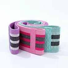 

Knitted Yoga Resistance Belt Buttocks Circle Squat Tension Belt Workout Exercise Legs Non-slip Design Circle Elastic Pull Belt