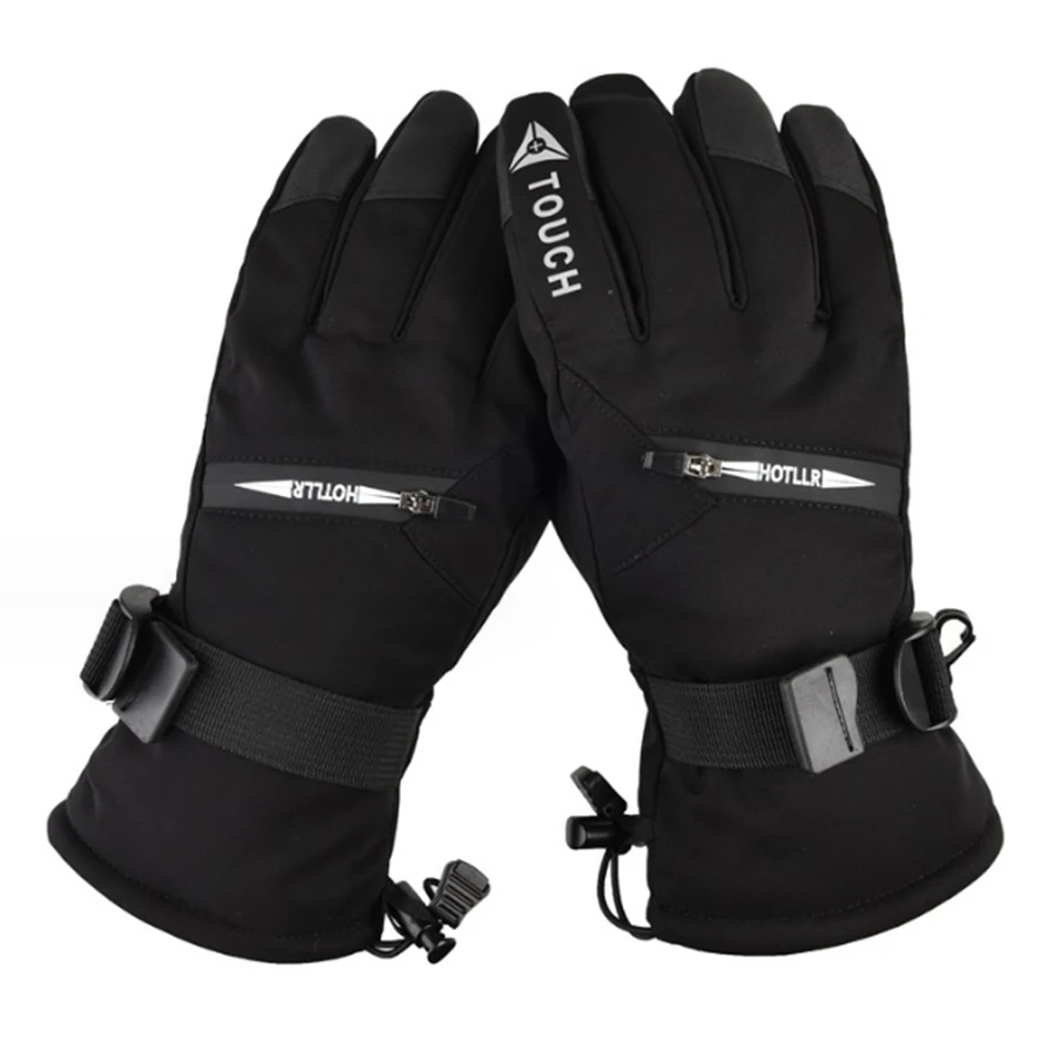 LOCLE Touch Screen Ski Gloves Men Women Warm Windproof Riding Hiking Skiing Skateboard Snowboard Gloves Snowmobile Gloves 2