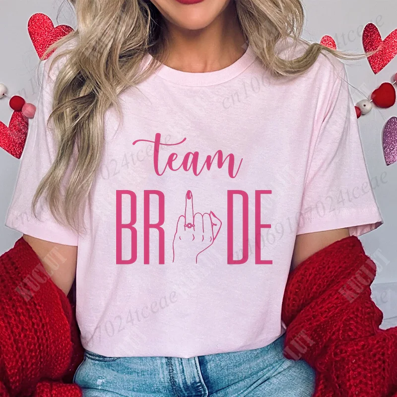 Elegant Bride Squad Graphic T-Shirt - Bachelorette Party & Bridal Shower Edition