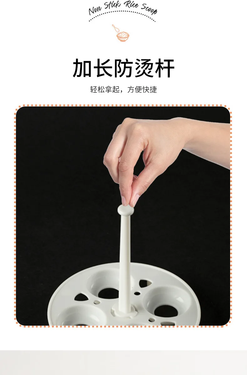 Description Picture 5 of item1pc Universal Health Pot Steamer Egg Rack Food-Grade Heat-Resistant PP Egg Holder Eggs Steaming Stand Kitchen Boiling Eggs Tray