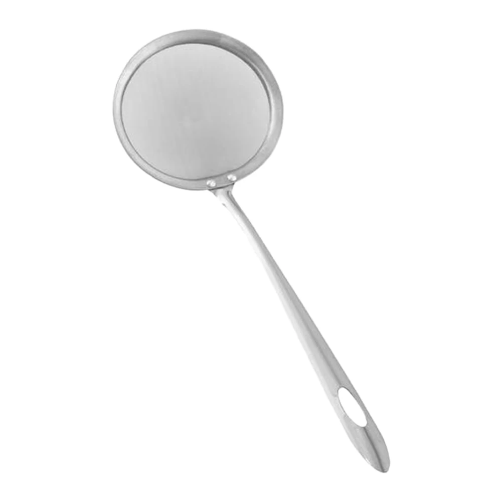 Multi-functional Filter Spoon Kitchen Stainless Steel Colander Fine Mesh Wire Oil Skimmer Strainer Fried Food Net Kitchen Tools