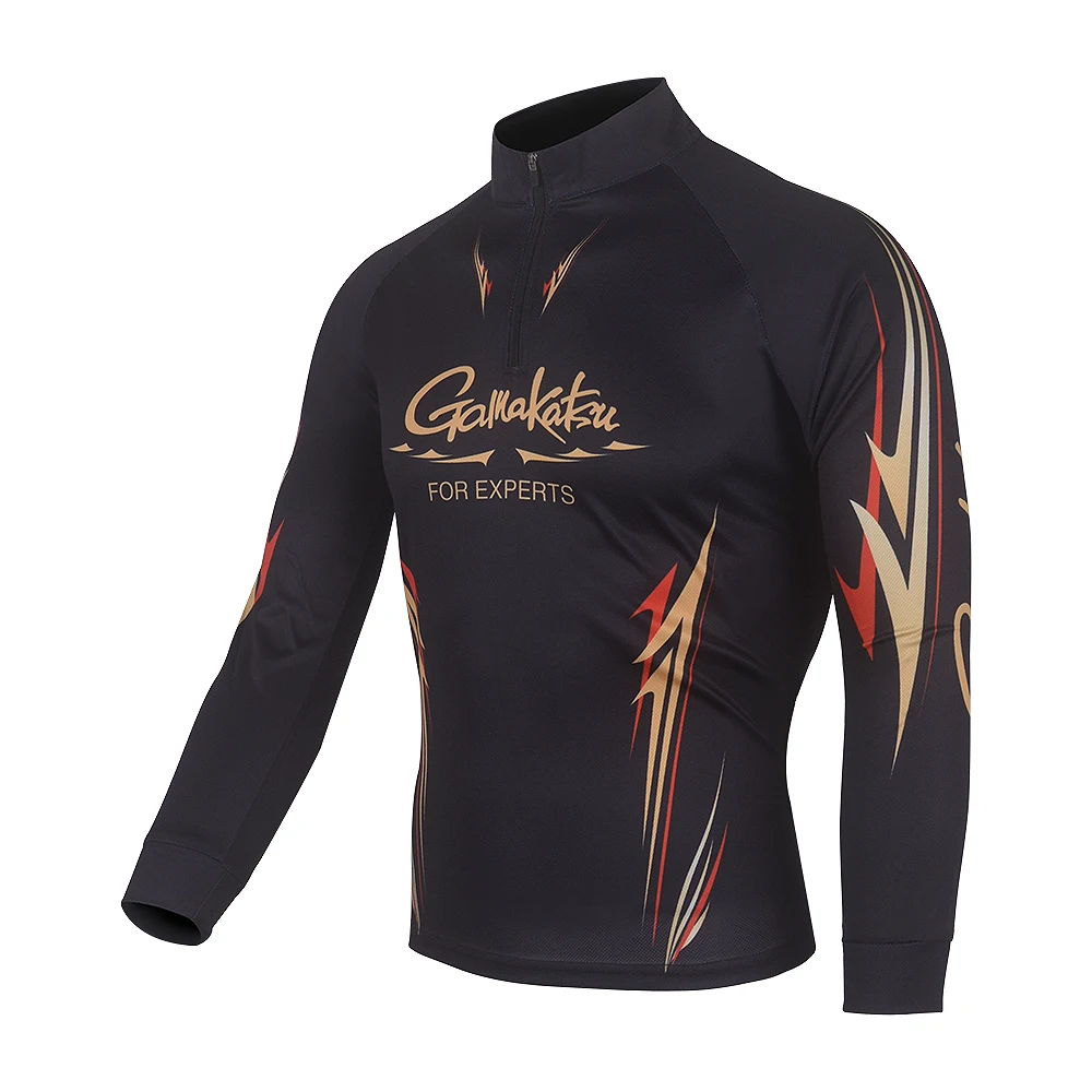 Men Fishing Clothing Long Sleeve Breathable Fishing Shirts Anti UV Quick-Drying Cycling Hiking Clothes Camisas