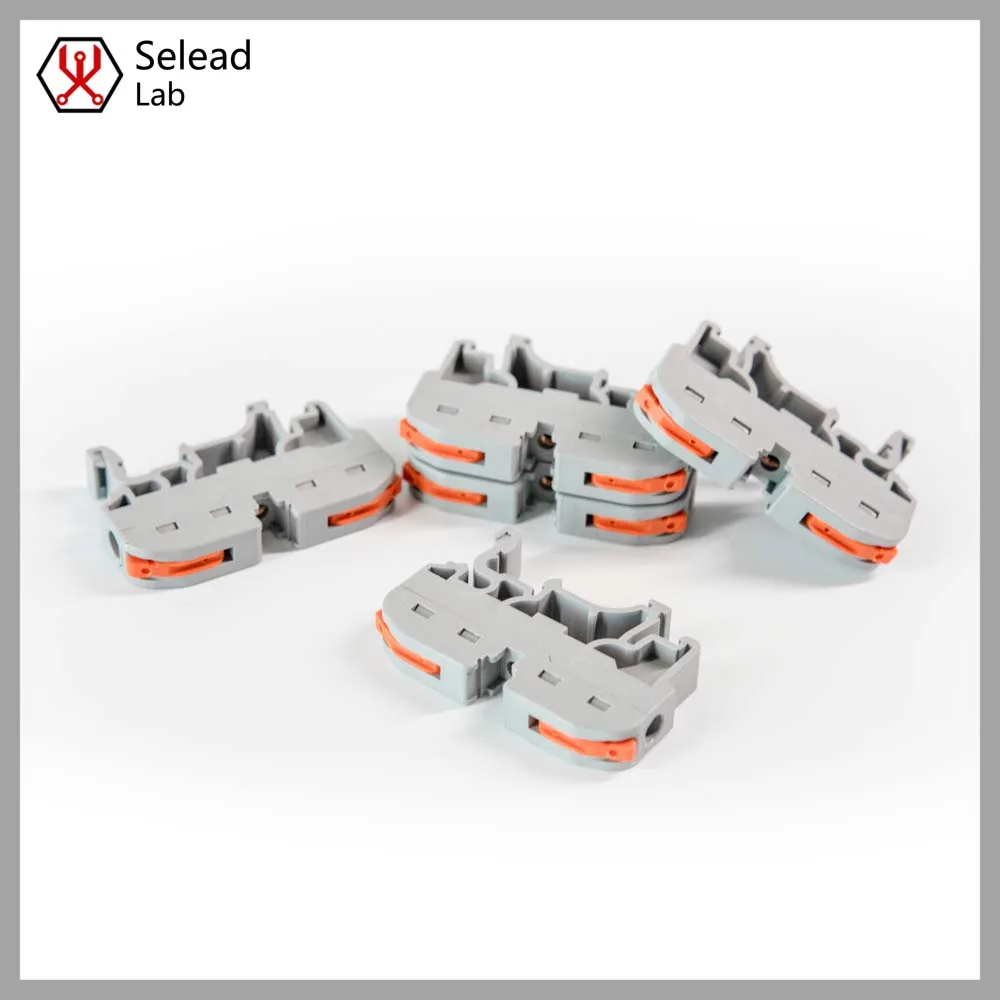 Seleadlab Quick Connection 28-12 AWG 1-to-1 In-line Wire Connectors Terminal Block 3D Printer Parts For Voron 2.4 Trident