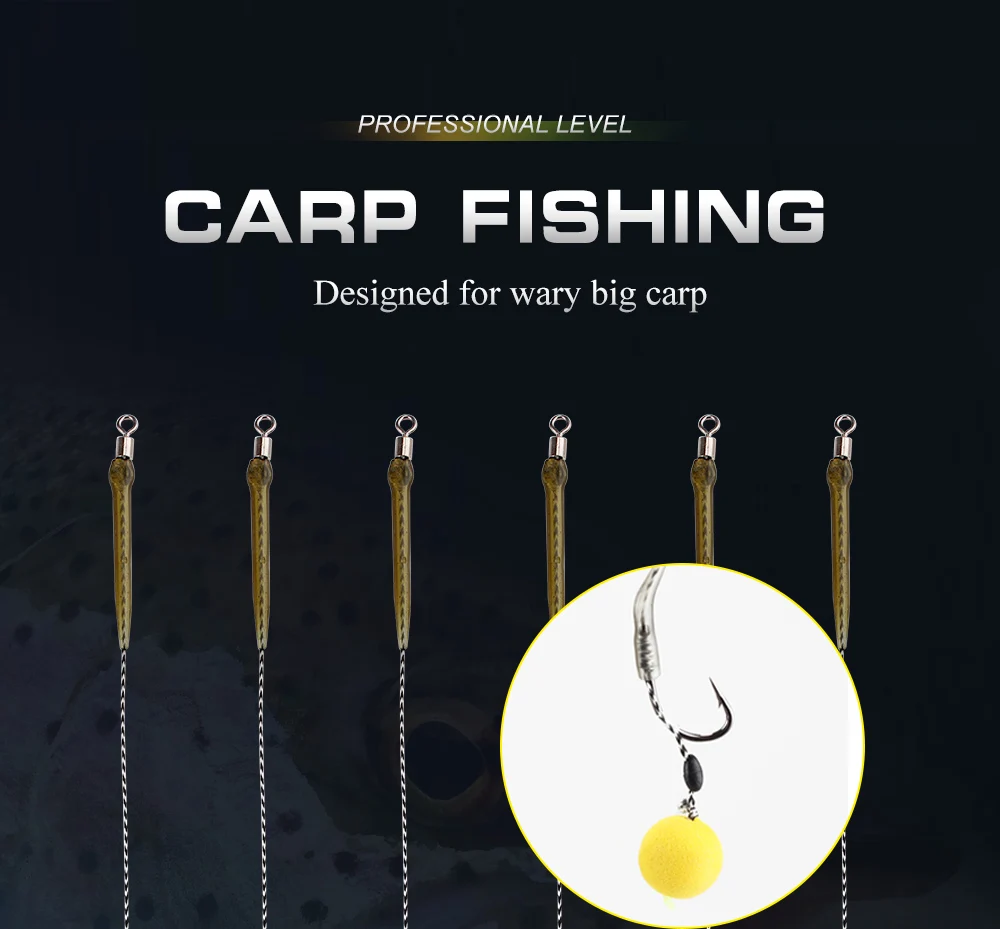 Karpfen Haar-rigs Mit Vorfachhaken Für Das Feeder-angeln_voghion.com
