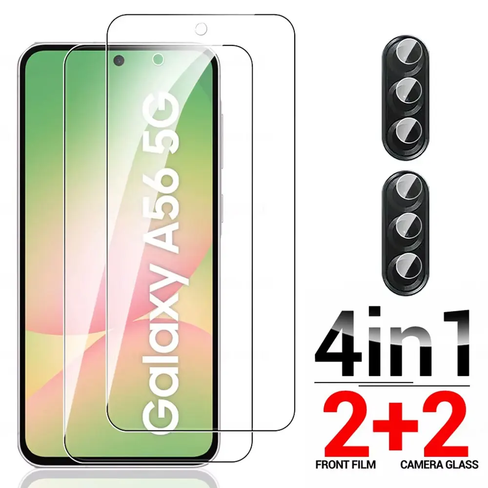 4-in-1 Tempered Glass Screen and Camera Protector Set
