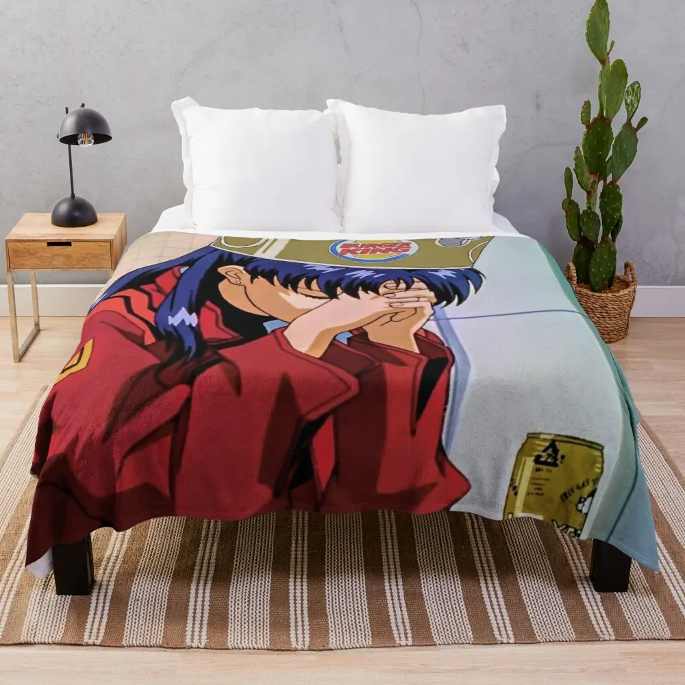 

Misato With Crown Throw Blanket decorative Blankets For Bed Luxury Designer Camping Blankets