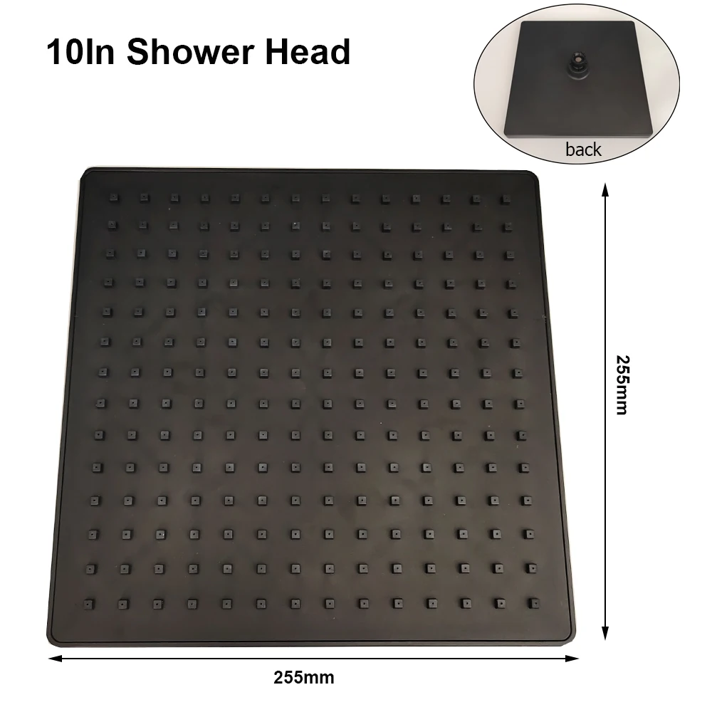 Braccio Doccia YMYNY, Braccio Doccia A Parete, Prolunga Doccia Rotonda In Acciaio Inox 201 Prolunga Soffione Doccia A Pioggia Argento 40 Mm 87759816