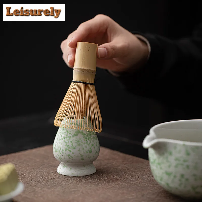 Creative Starry Sky Dot Tea Set Complete Set Japanese Matcha Whisk Set Kit Tea Brush Stand Tea Ordering Tools Kitchen Supplies