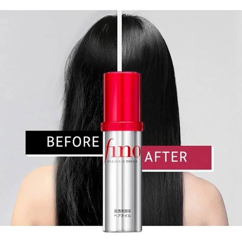 Fino Nourishing Hair Serum 70ml-Lightweight Smoothing Serum For Dry/Frizzy Hair-Instant Shine & Repair