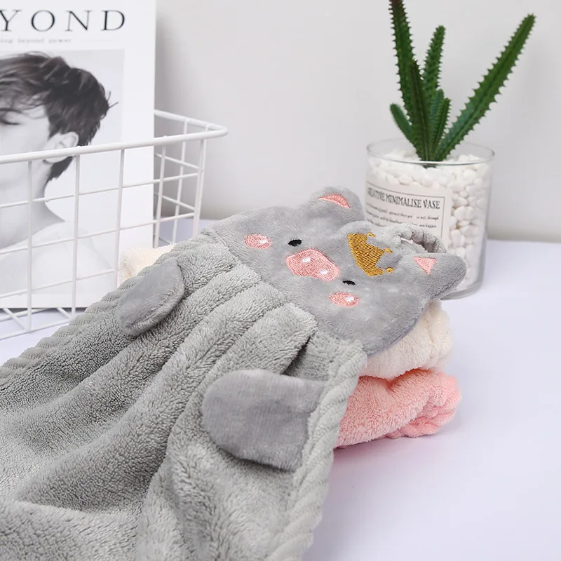 Piggy Hand Towel Hanging Absorbent