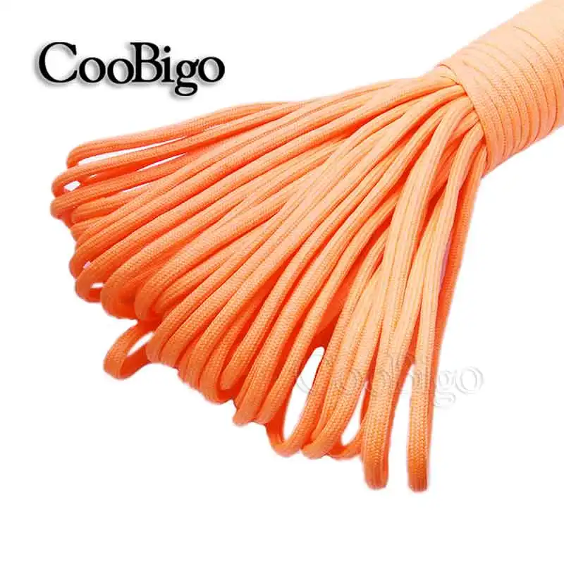 Durable 4mm Solid Color Parachute Cord for DIY Craft and Bracelet Making