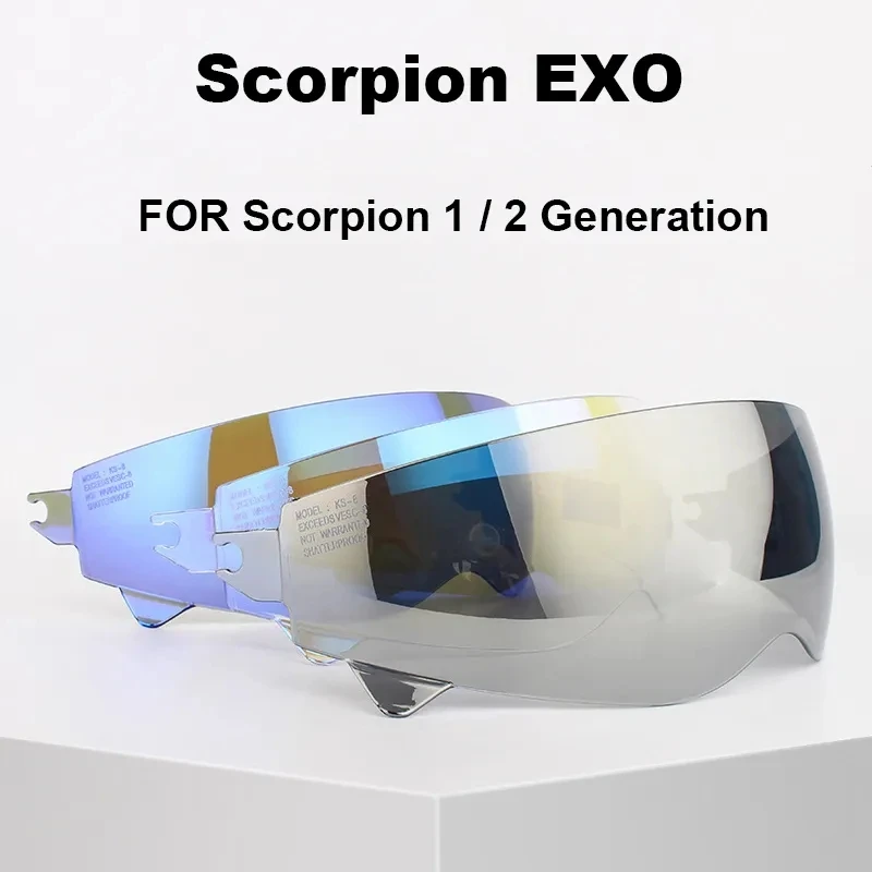 Lente Scudo Casco Moto Per Scorpion Exo Combat/Covert-X Retro Scorpion Accessori Casco Parabrezza Anti-Uv Cascos Para