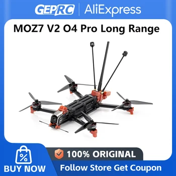 GEPRC MOZ7 V2 O4 Pro Unità aerea FPV GPS 7 pollici RC Drone Freestyle a lungo raggio 2809-1450KV ELRS915M/2.4G Gemx Ricevitore dual-band