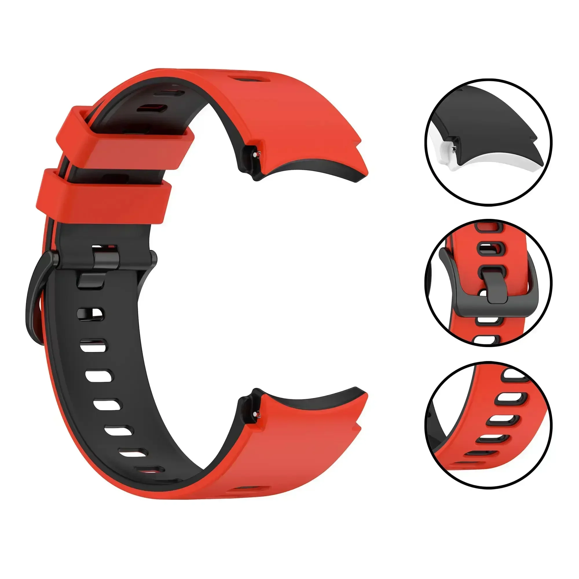 Premium Sports Silicone Wristband Strap - No Gap Design