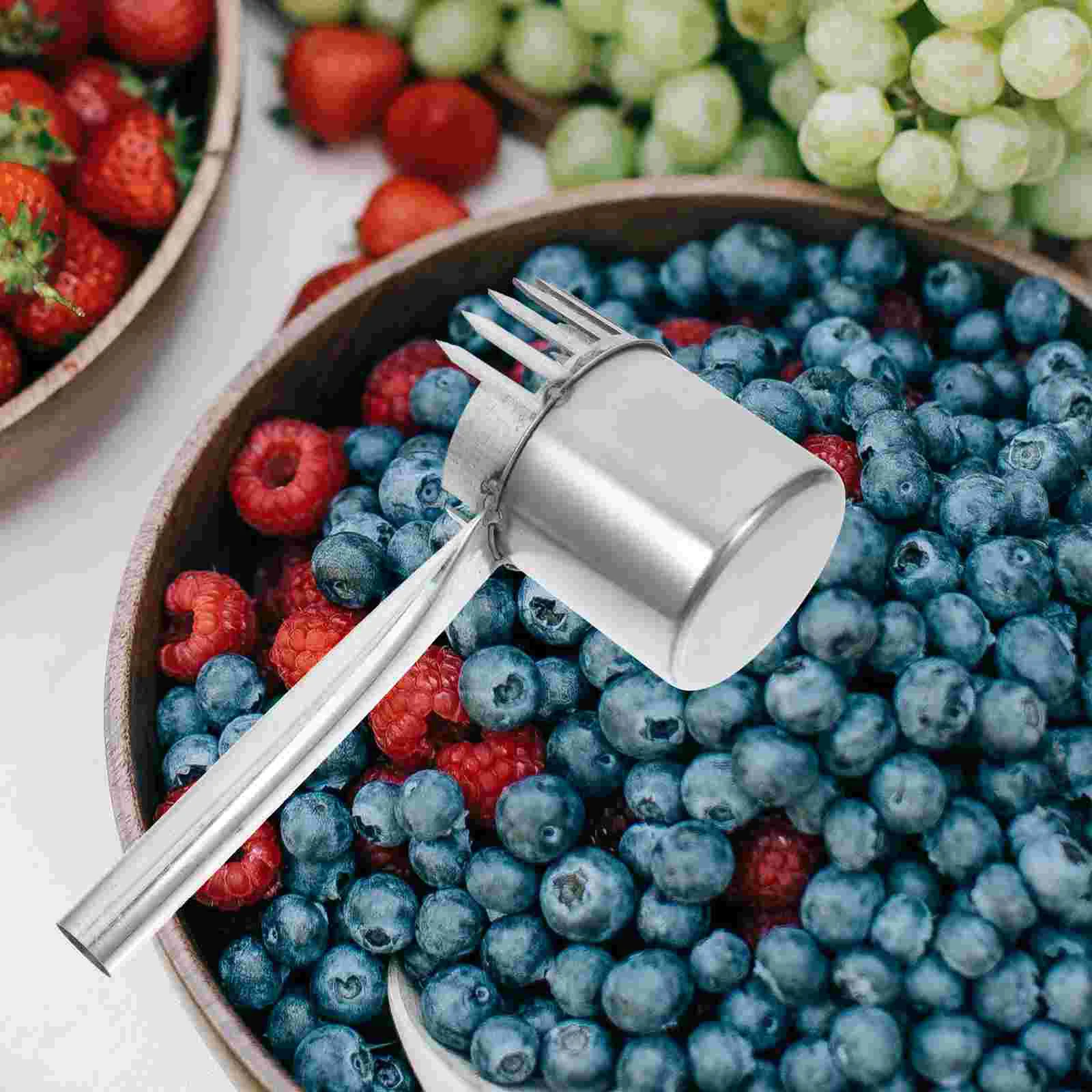 Fruit Picking Artifact Picker Head Blueberry Lingonberries Tool Grape Fruits Harvest Iron Cherry Avocado Citrus 5