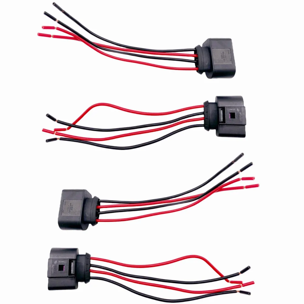 Ignition Coil Connectors Repair Harness Wiring Plug for Audi A3 A4 A5 A6 A8 TT VW Passat Jetta Golf Touareg 1J0973724 4B0973724