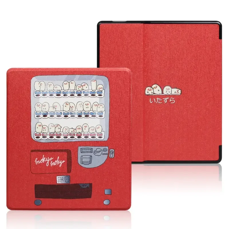 Premium PU Leather Auto Wake/Sleep Cover for Kindle Oasis (7-inch)