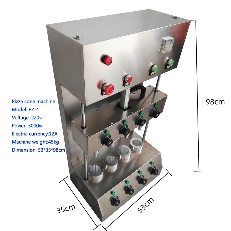 Commercial Snack Machine Automatic Factory Price Cone Pizza Making Machine For Sale