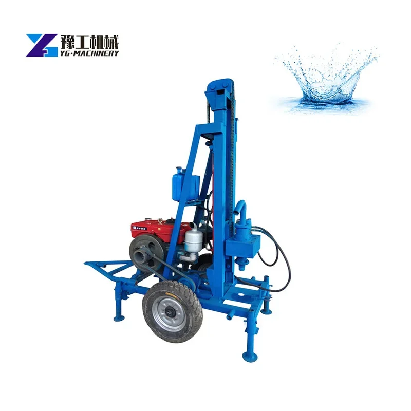 

Portable Borehole Percussion Core Water Well Drilling Machine Diesel Hydraulic Small Water Well Drilling Rig