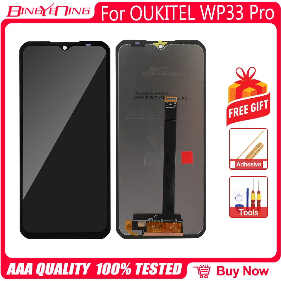 Original For OUKITEL WP33 Pro P1/WP210/WP200 Pro LCD Display Touch ...