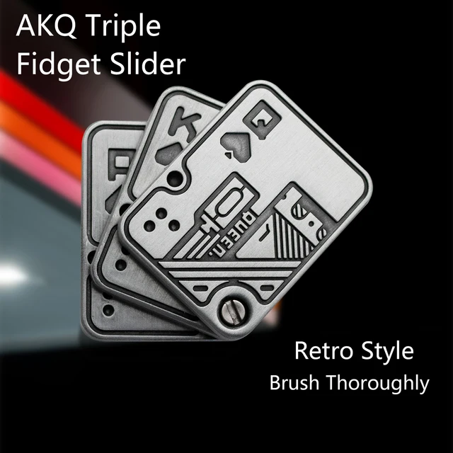 希少BLACK】フィジェットトイ スライダー Shark EDC 金属 新品 希少