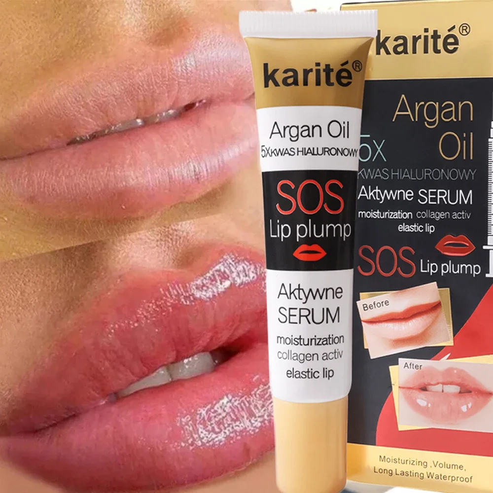 Instant Volumising Lip Plumper Serum Moisturizing Lips Repairing Mask Reduce Lip Fine Lines Collagen Lip Plumper Oil Gloss Care 2