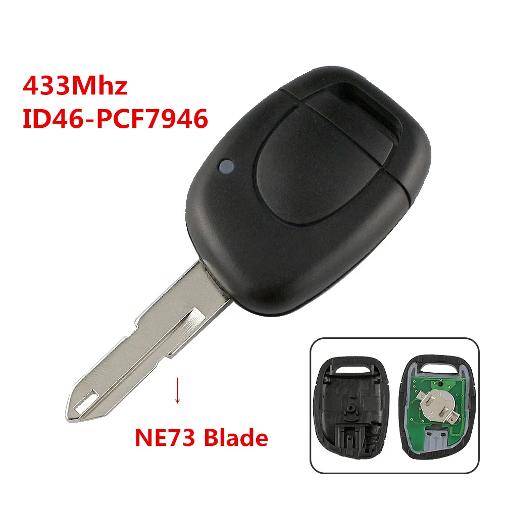 YIQIXIN 1 Tasto Chiave A Distanza Dell'automobile 433Mhz ID46 PCF7946 Chip di Misura Per Renault Master Kangoo Clio Twingo Con NE72/206 lama 14 YIQIXIN 1 Tasto Chiave A Distanza Dell'automobile 433Mhz ID46 PCF7946 Chip di Misura Per Renault Master Kangoo Clio Twingo Con NE72/206 lama - Sca18494c92424c8d8dd6c9f07a2fa4dfD