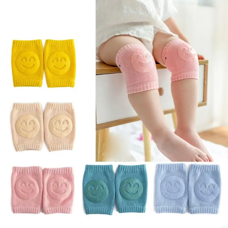 97BE 1 Pair Baby Crawling Kneepads Infants Safety Elbow Cushion Toddlers Leg Warmer Knee Support Protector Kneecap