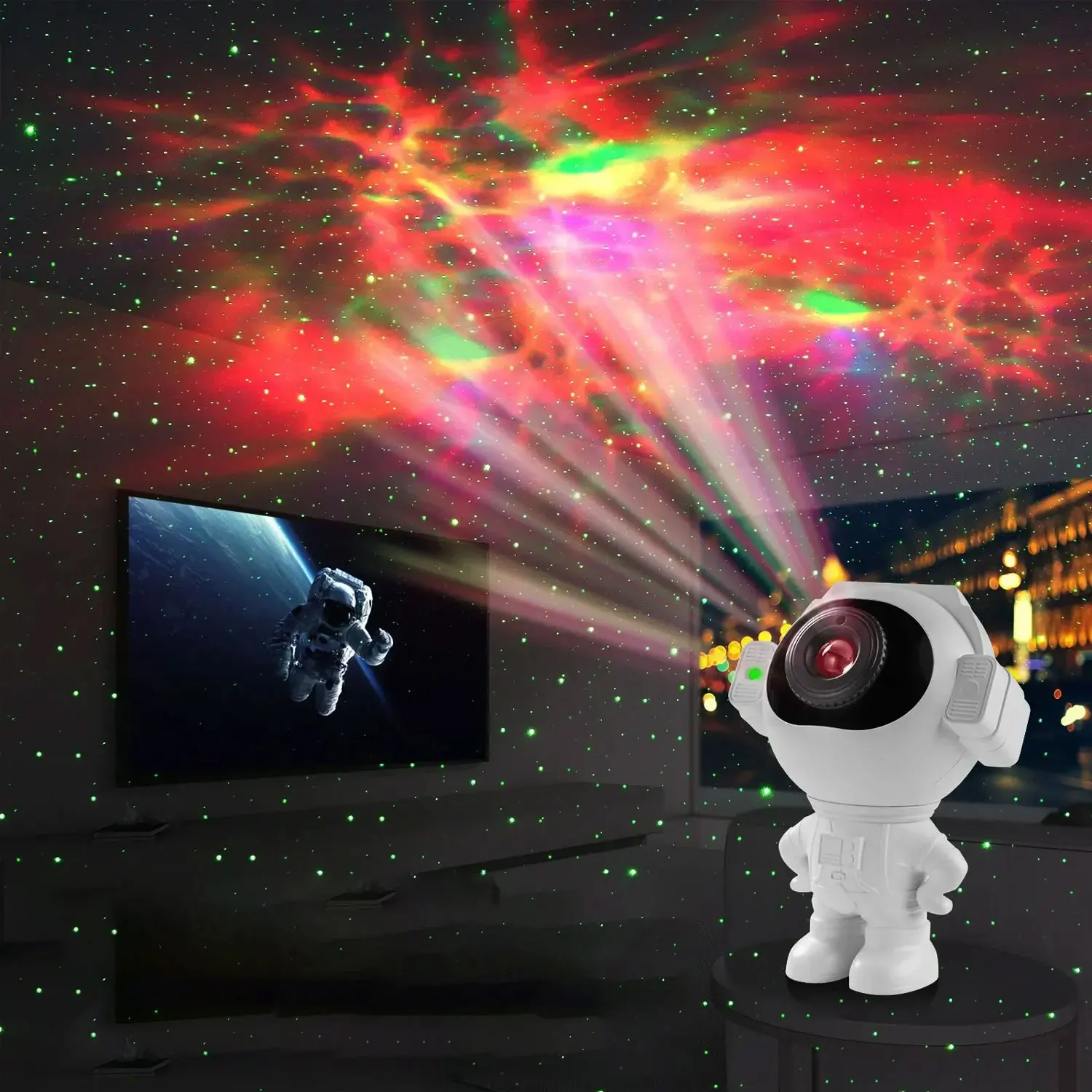 Description Picture 5 of itemAstronaut Star Projector Night Light with Remote Control 360 Adjustable Design Bedroom Nebula Galaxy Projector Lights Kids Gift