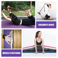 Multi-Section Elastic Yoga Resistance Bands Adult Child Dance Training Gym  Pilates Exercise Pull Strap Belt Fitness Sport - Image 2