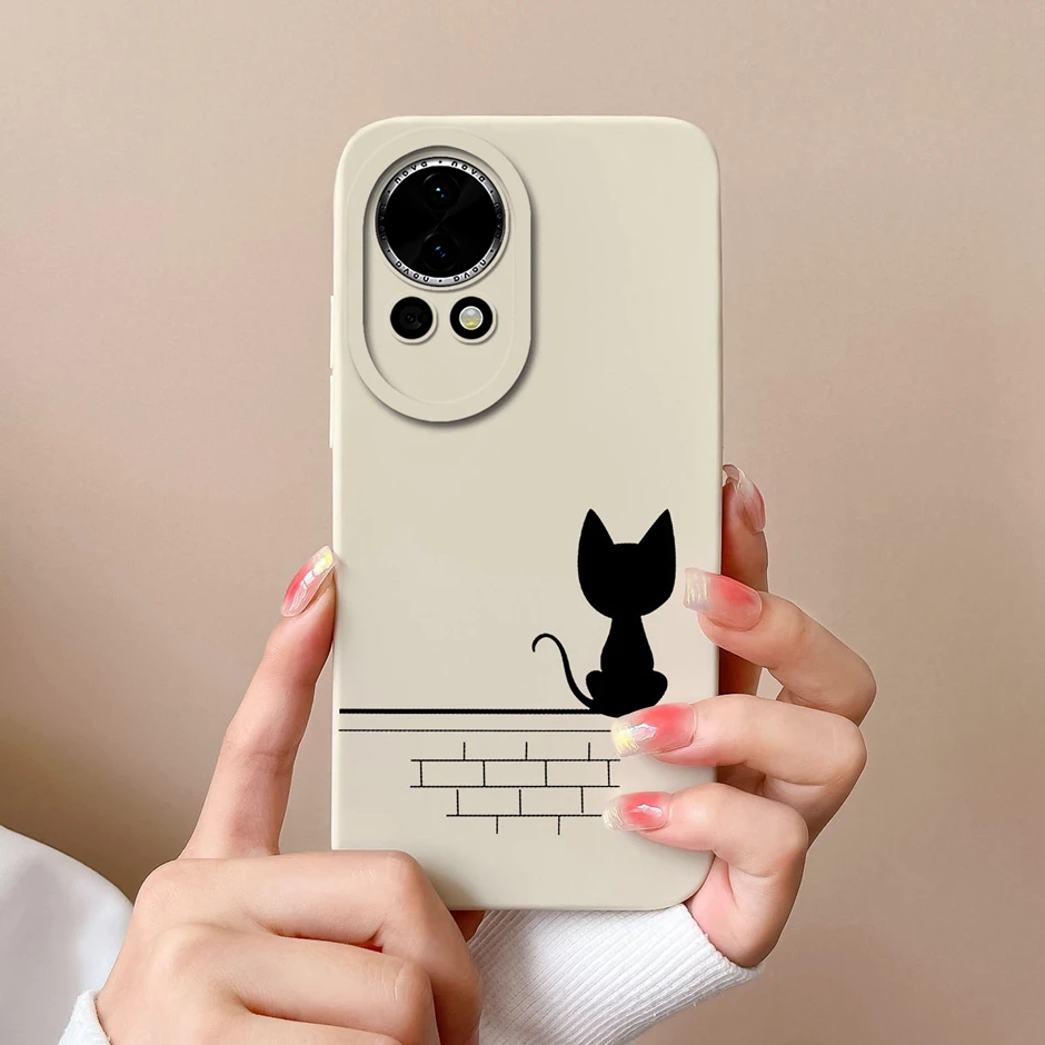 Cute Funny Expression Liquid Silicone Shockproof Phone Case Cover