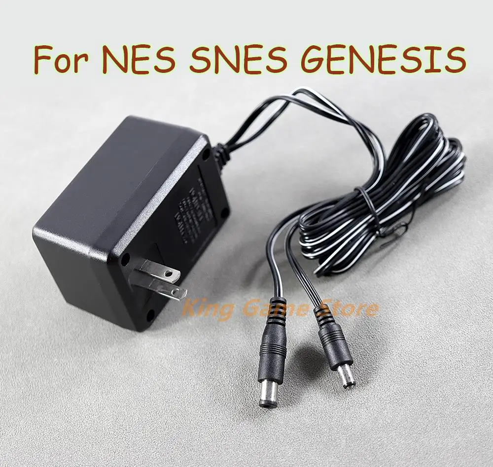 6 Pz/Lotto Di Alta Qualità Us Plug Ac Adapter 3 In 1 Caricabatterie Per Nes Per Snes Per Sega Genesis