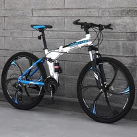 Acier 20 26 27,5 pouces R26 7 vitesses 21 vitesses rapide adulte mâle femelle pliable VTT vélo 3