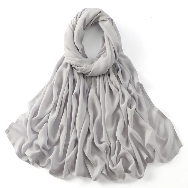 185*75 cm musulman Modal Hijab rayonne coton châles pour femmes mince plaine écharpe grande taille foulard islamique Turban bandeau
