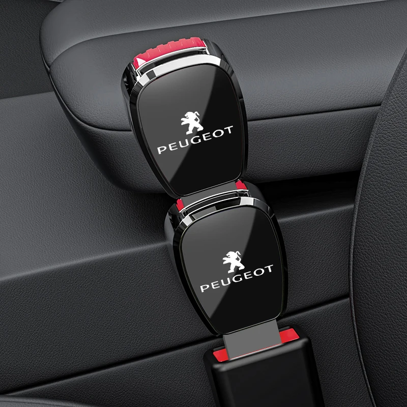 Car Seat Safety Lock Buckle Seatbelt Clip Extender For Peugeot 307 108 208 407 206 508 106 301 607 408 107 205
