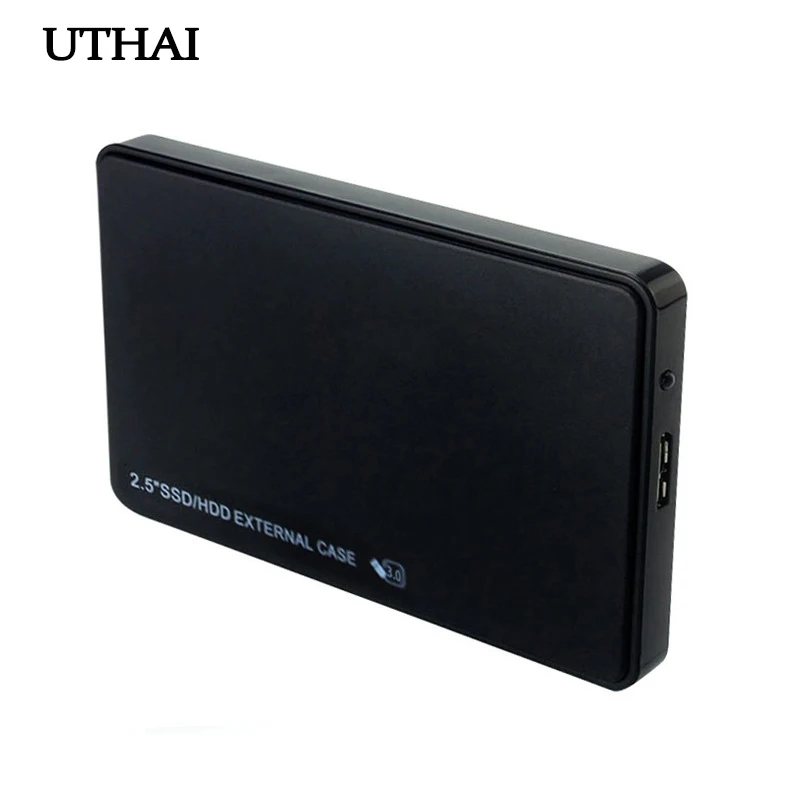 UTHAI U25-SATA 외장형 하드 드라이브 하우징 2.5인치 기계식 SMI시리얼 포트(공구 없음) USB 3.0은 4TB를 지원합니다.