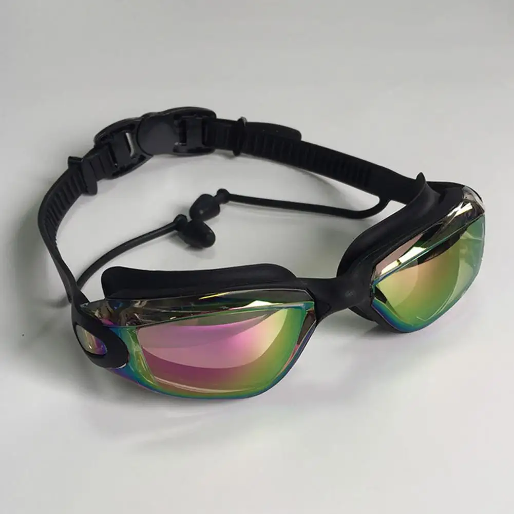 Swimming Glasses Adjustable Ultra-light PC Polarized Swimming Goggles Mirrored Wide Vision Swim Goggles For Women