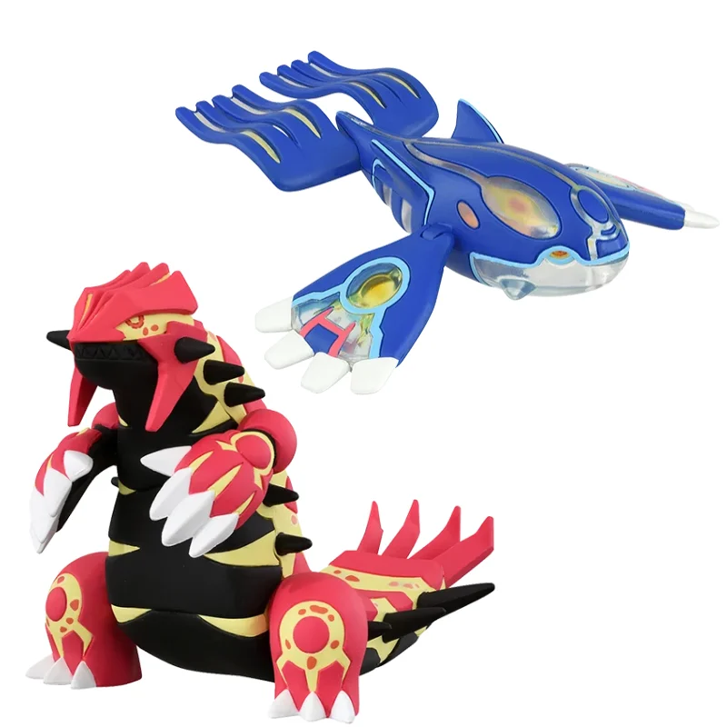 TOMY Original Pokemon Figuren Primal Reversion Groudon Kyogre Legendäres Pokémon Modell Spielzeug Exquisite Perfekte Sammlung Geschenke