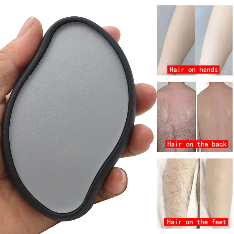 

Crystal Hair Eraser Physical Hair Remover Eraser Safety Epilator Reusable Easy Clean Body Beauty Glass Bleame Hair Removal Tool