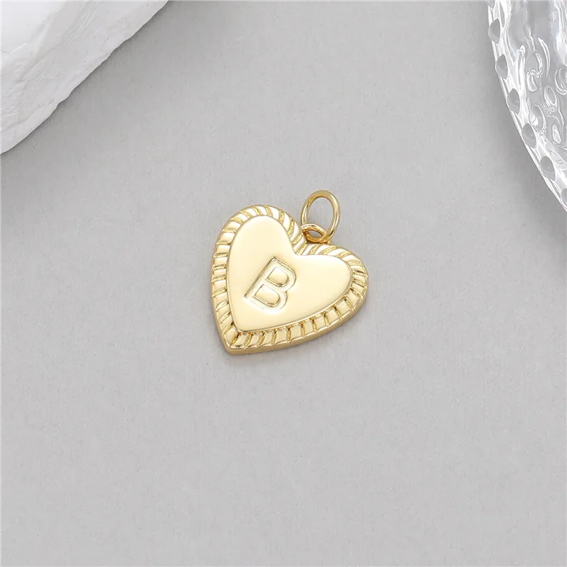 Stylish Chic Hypoallergenic Delicate French Romantic Love 26 Letter Pendant DIY Bracelet Necklace Earrings Accessories 6