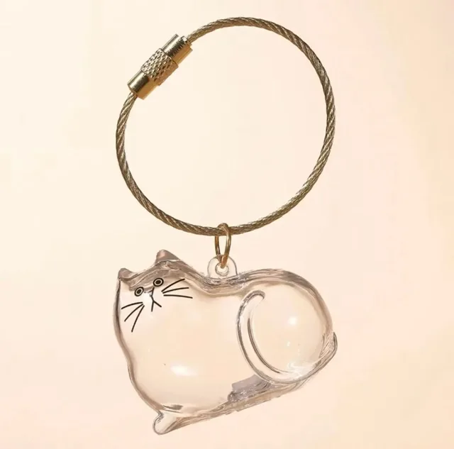 Pet Hair Keepsake Box Transparent Storage Container for DIY Decoration Memorial Gift for Pet Lovers Home Display 6