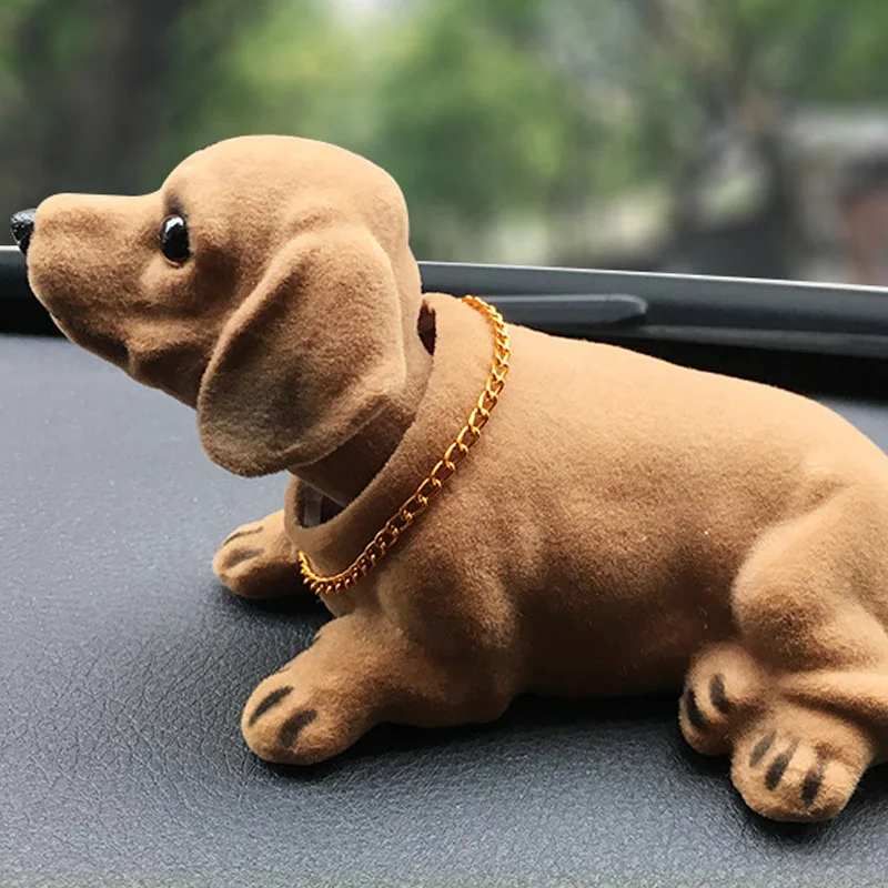 Resin Nodding Dog Car Decoration Toy