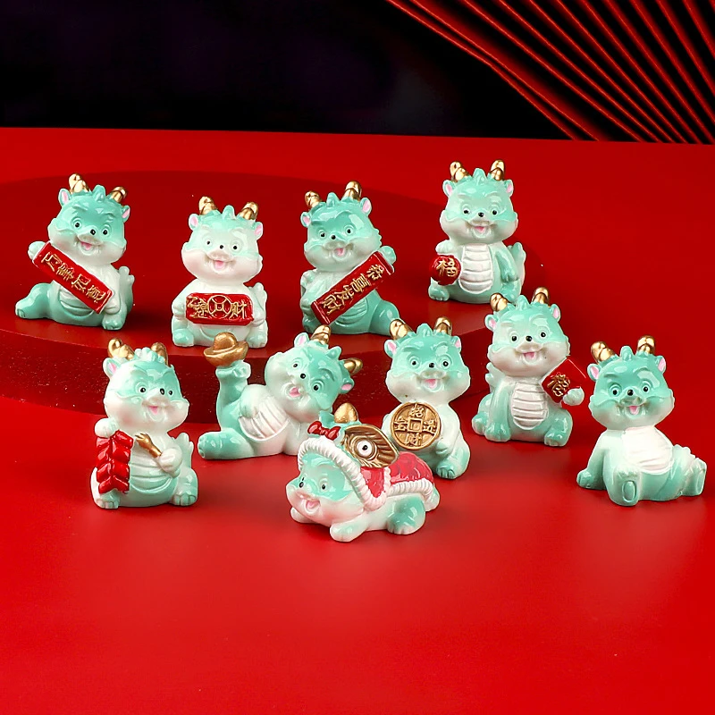 

1Pc Lovely Cute Cartoon Micro Landscape Resin Dragon Garden Decorations Miniatures