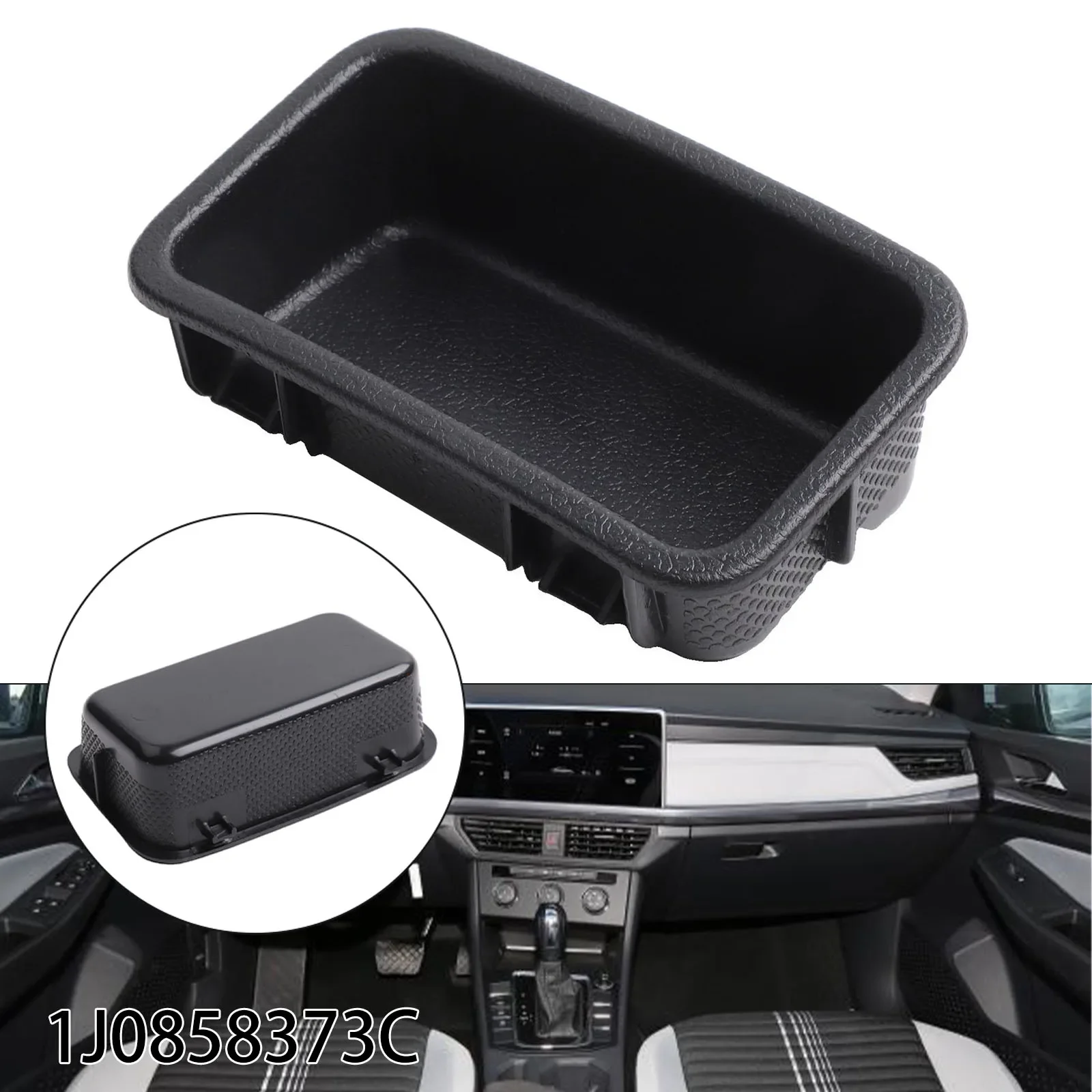 Center Console 11*6.8*3.2CM Car Storage Box Number 1J0858373C Practical And Reliable Wear-Resistant for Jetta MK4
