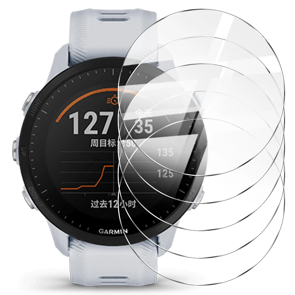 Premium Tempered Glass Watch Screen Protector – 9H Clear Film (1-5 Pack)