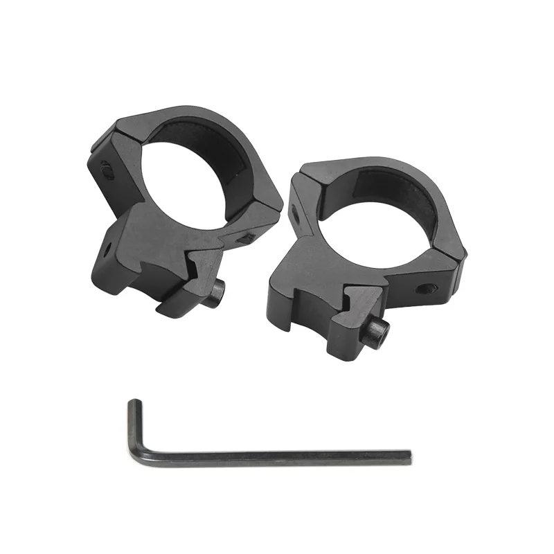 1 Pair 1 inch Ring Low Profile Scope Rings 3/8" Dovetail Mount for Hunting Optics mounting