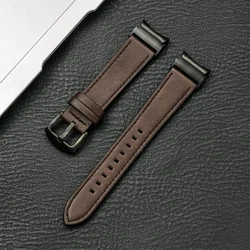 Premium Leather Watch Strap - No Gaps Design, Classic & Stylish Bracelet for Watch 4 Classic 46mm (DBr-B)